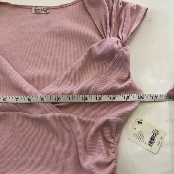 Free People Intimately FP Another Love Bodysuit in Silver Pink Size L - Picture 11 of 15